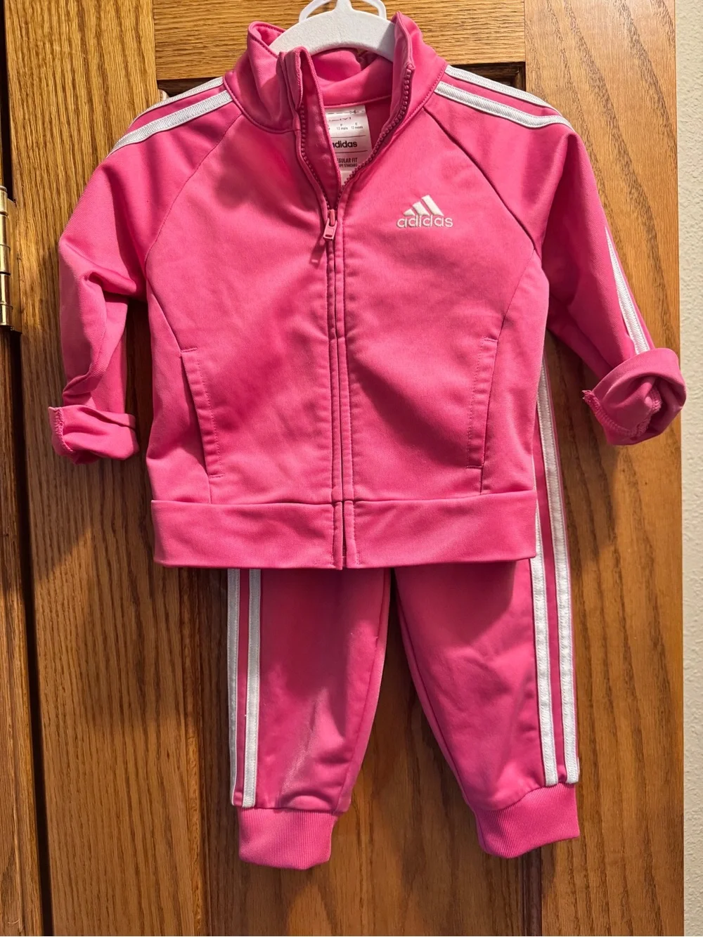 Infant/Toddler Adidas Pink Track Suit Set Size 12M
